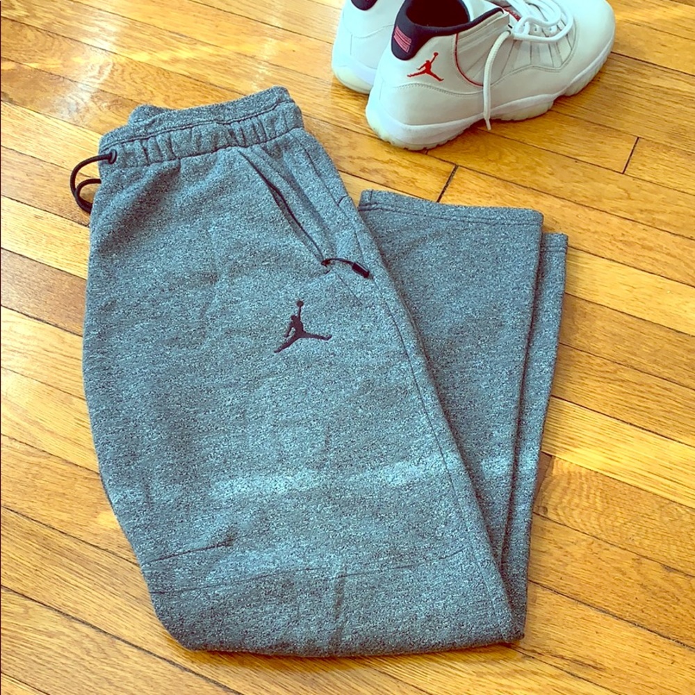 Air Jordan Men’s Sweatpants Cotton, Heather Grey